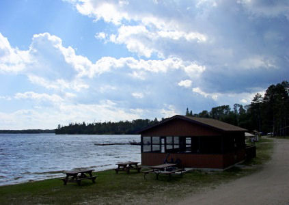 Brooding sky over Indian Chain Lakes