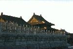 Temple inside Forbidden City, Beijing as sunrise