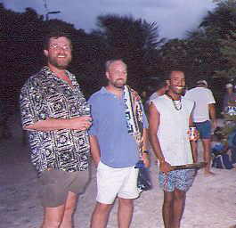 drinking beer on the beach without clothes